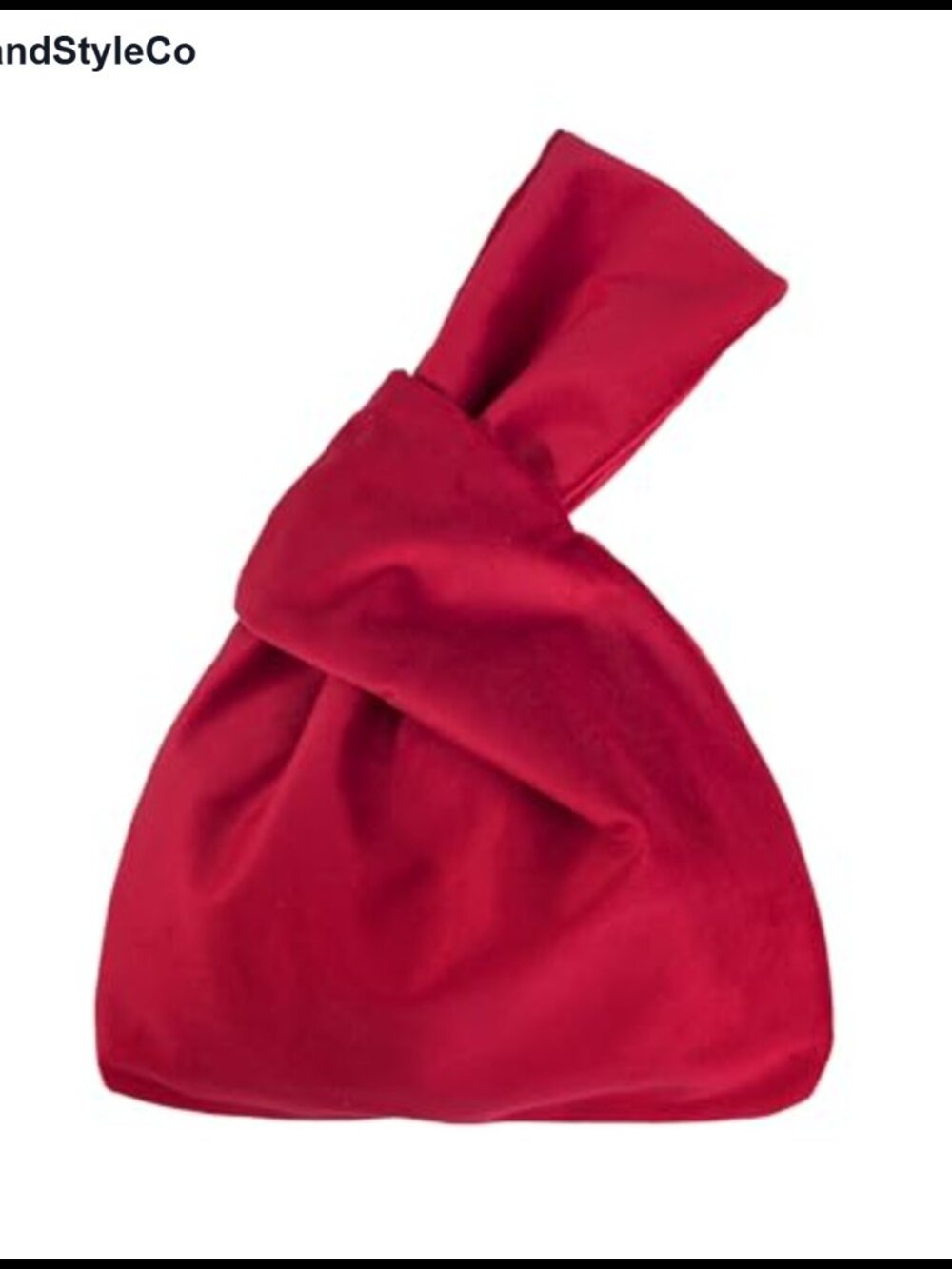 Velvet Knot Bag Luxury Evening Wristlet Clutch Organizer